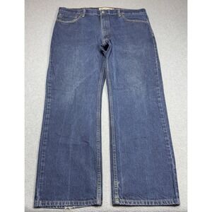 Levis 505 Jeans Mens 38x29 Straight Fit Relaxed Midrise Cowboy Rodeo Ranch